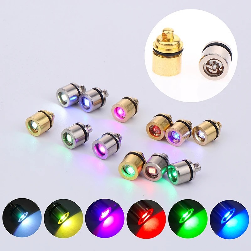 2 Pcs Miniature Led Lights Muti-Color Changing Tiny Light for Hand Craft or DIY
