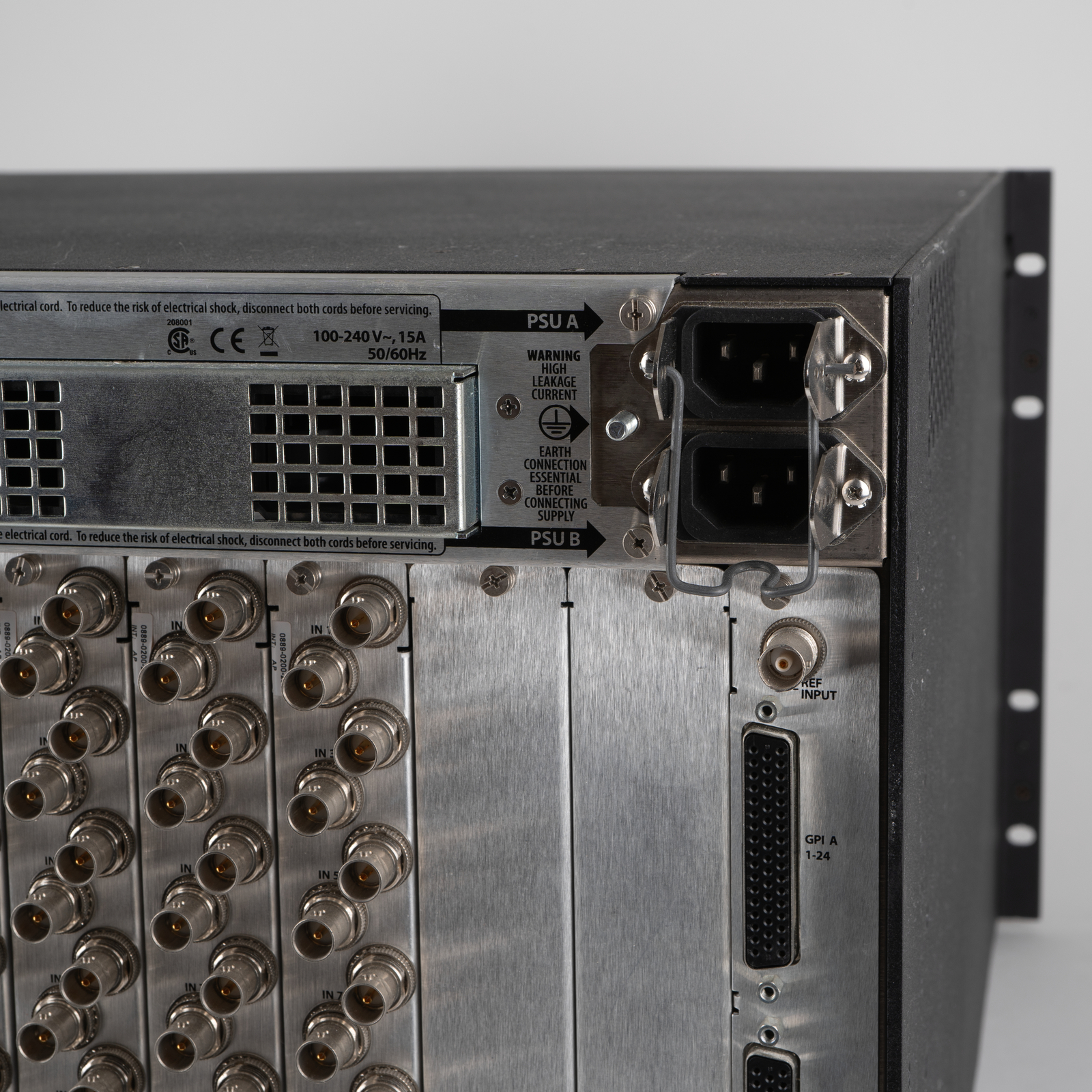 KXA-FR7 Kaleido-X Chassis w/ 2 PSUs & KXA-GPI-GEN Board by Miranda
