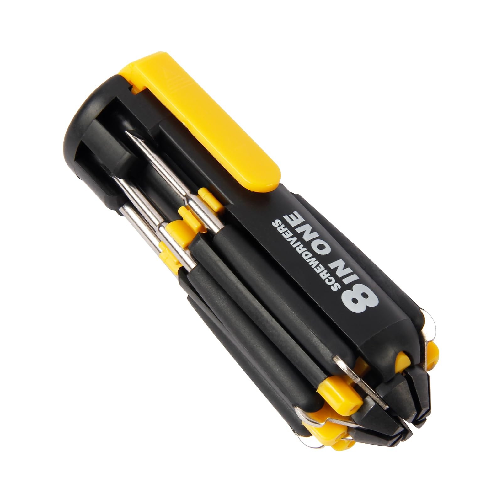 8 In 1 Screwdriver With Flashlight Multi Functional 8 In 1 Screwdrivers Tool Set
