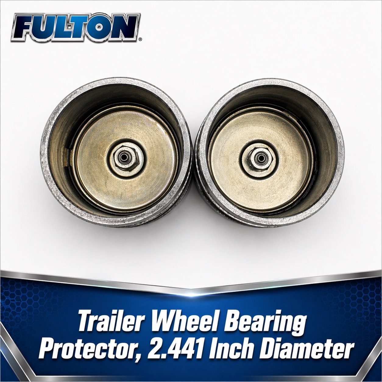 FULTON Chrome Bearing Protectors (Pair) - 2.441" Diameter