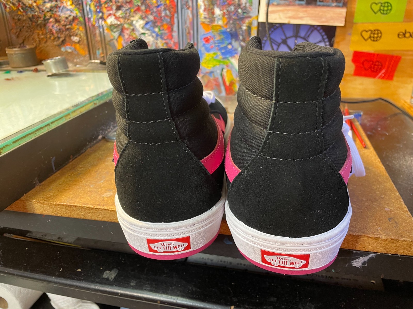 Vans BMX Sk8-Hi Black Magenta Size US 11.5 Men's New VN0005V0KMN Rare Sneakers