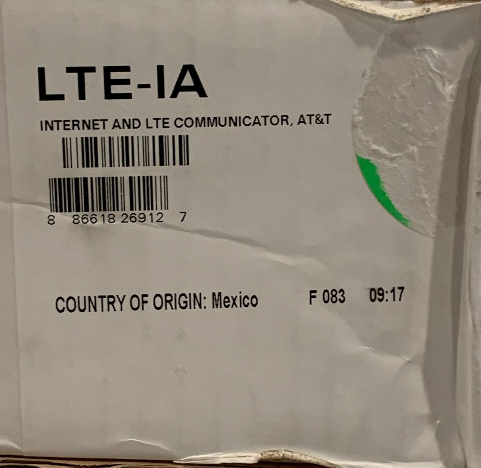 Honeywell LTE-IA LTE & Internet Multi-Path Communicator