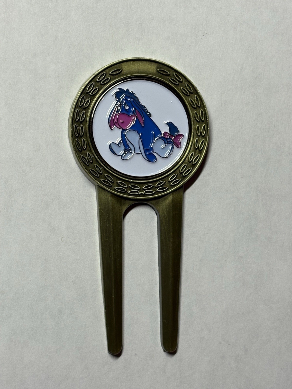 Winnie The Pooh 'Eeyore' Disney Divot Tool & 1" Magnetic Coin Golf Marker