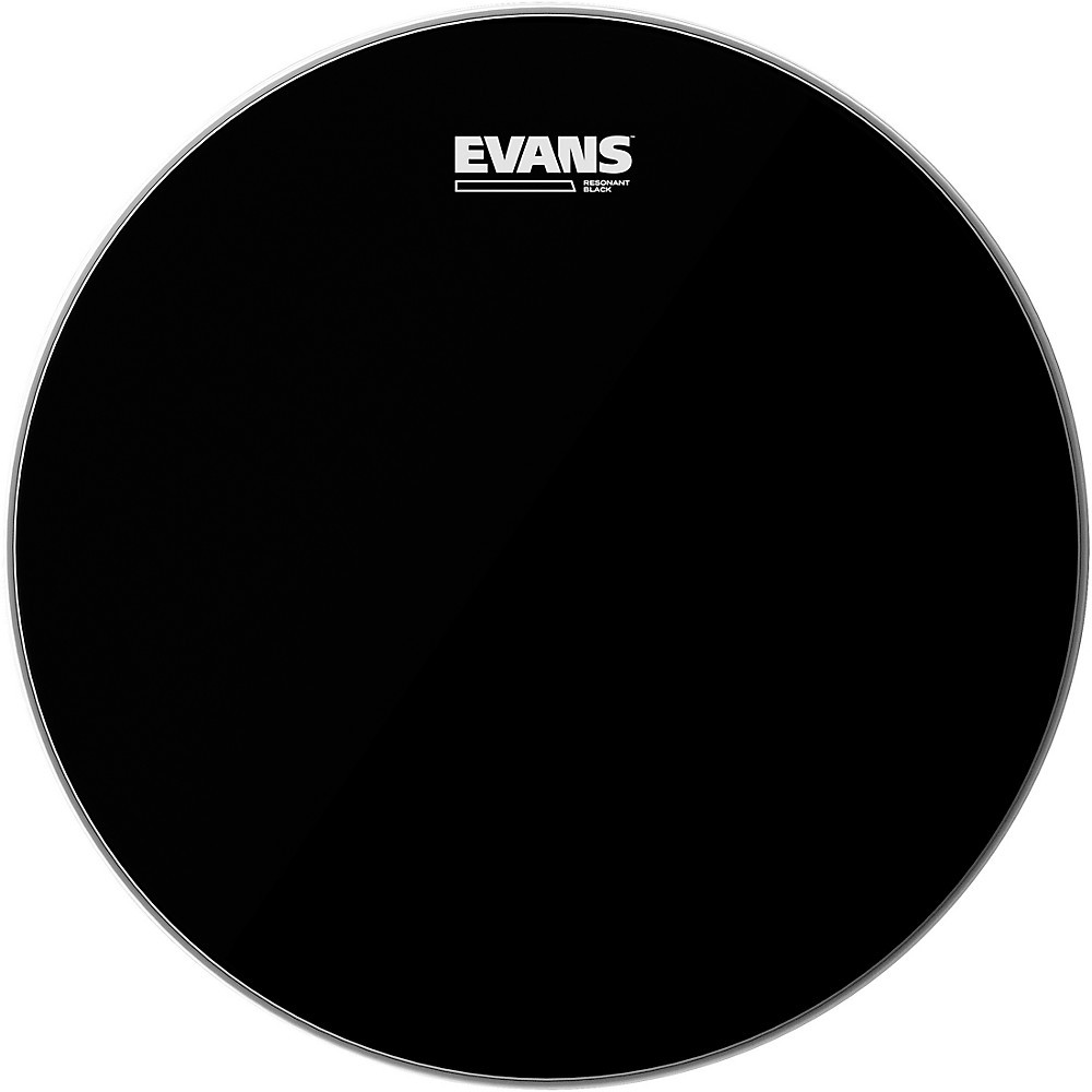 Evans Resonant Black Tom Drumhead  12 in.