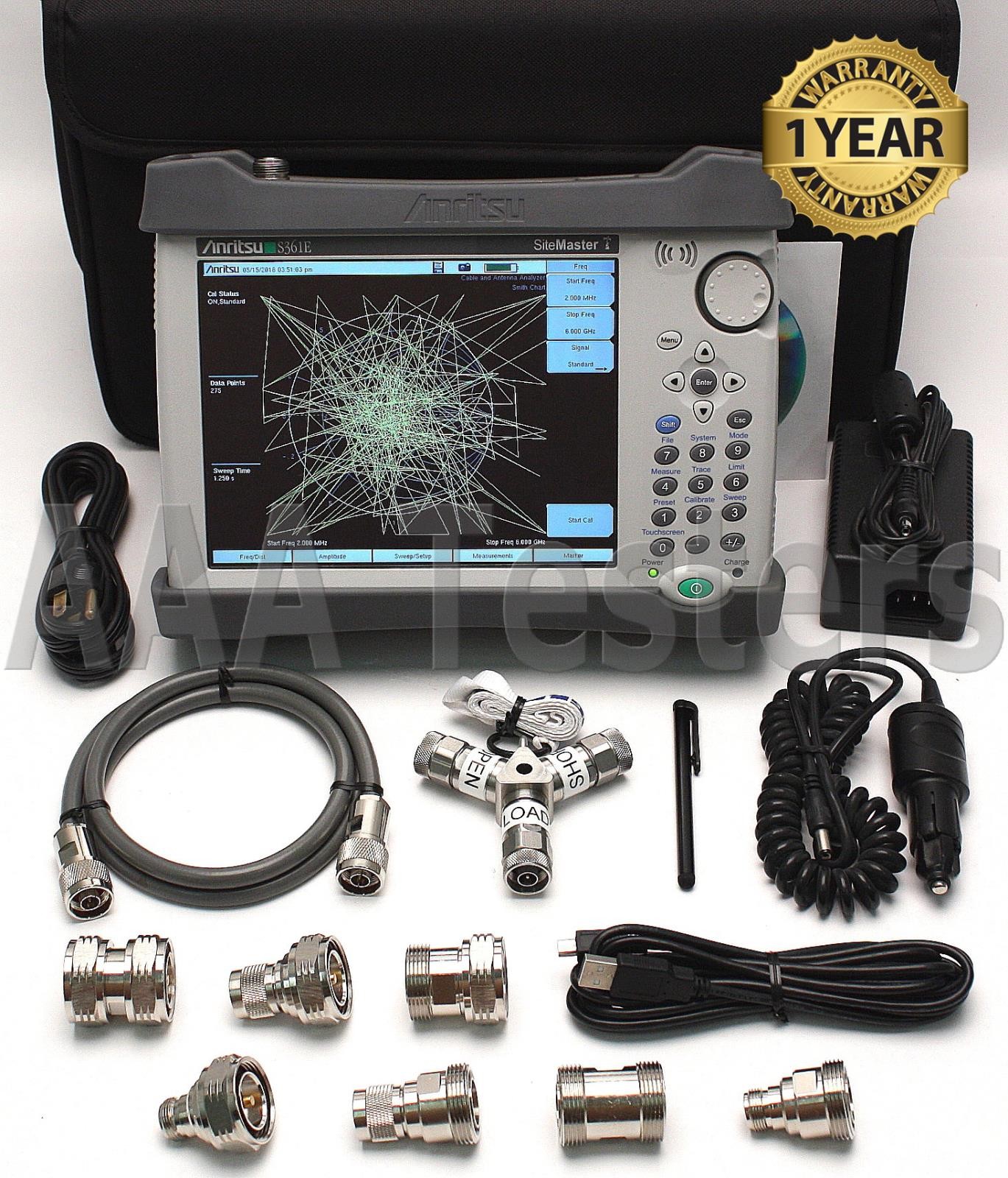 Anritsu SiteMaster S361E 2MHz - 6GHz Cable & Antenna Analyzer Site Master S361