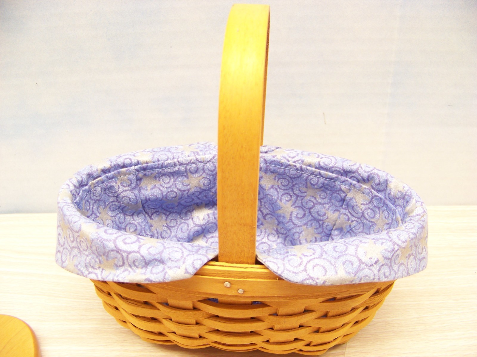 Longaberger 2000 Cheers Basket - with Cloth Liner and Lid