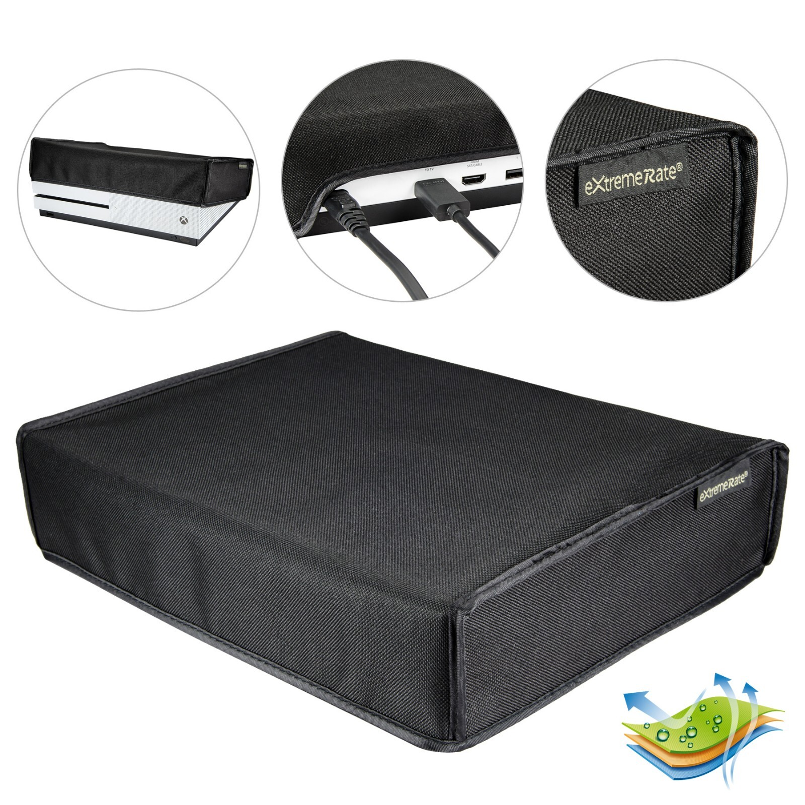 DustProof Waterproof Horizontal Cover Protective Sleeve for Xbox One S/X Console