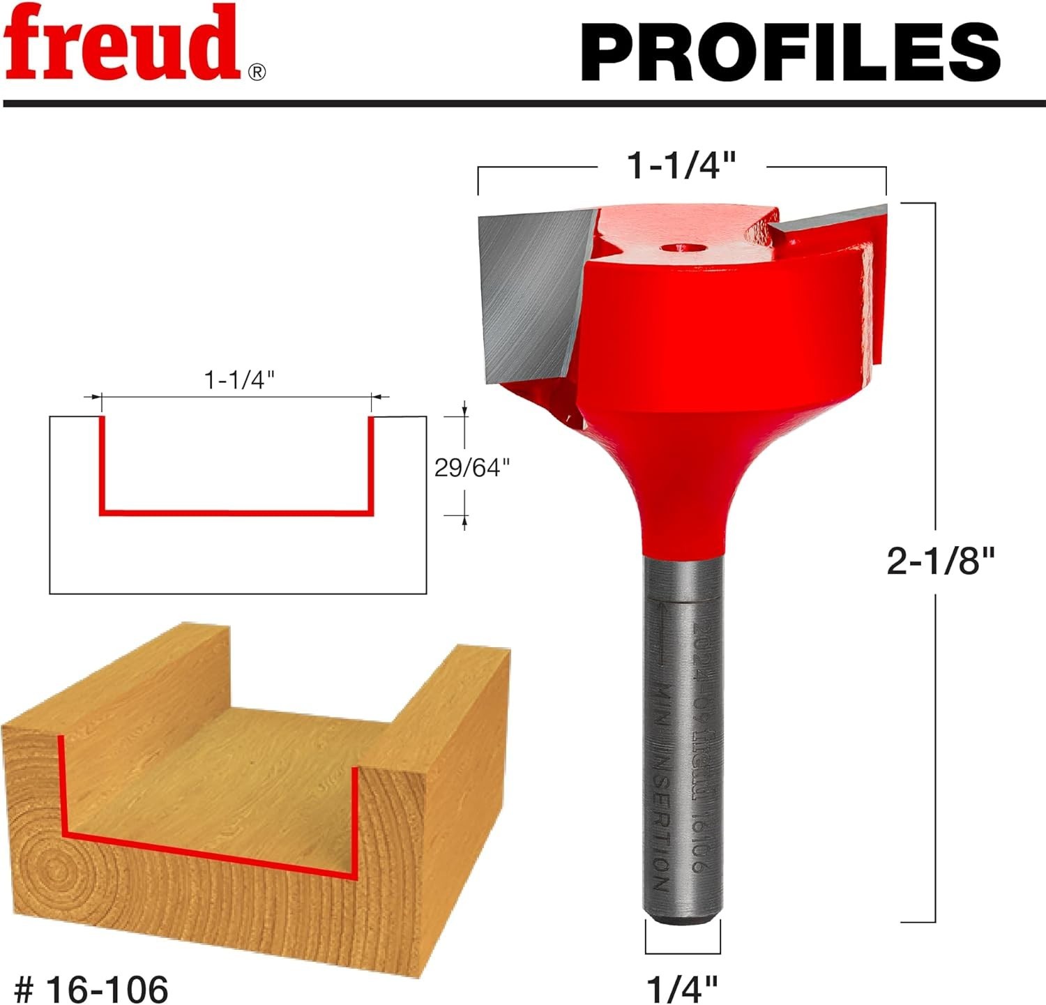 Efficient Cutting Router Bit for Dadoes and Grooves in Various Materials