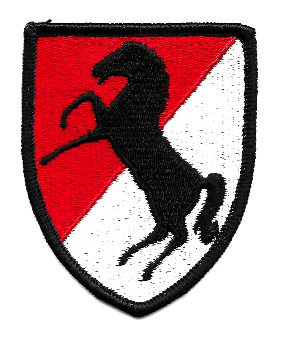 11th Armored Calvalry Regiment Horse US Army Military Patch Embroidered Insignia