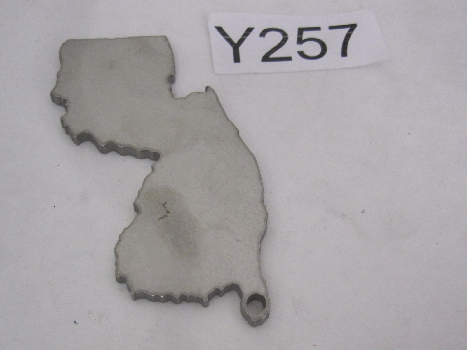 Raw Metal New Jersey Bottle Opener