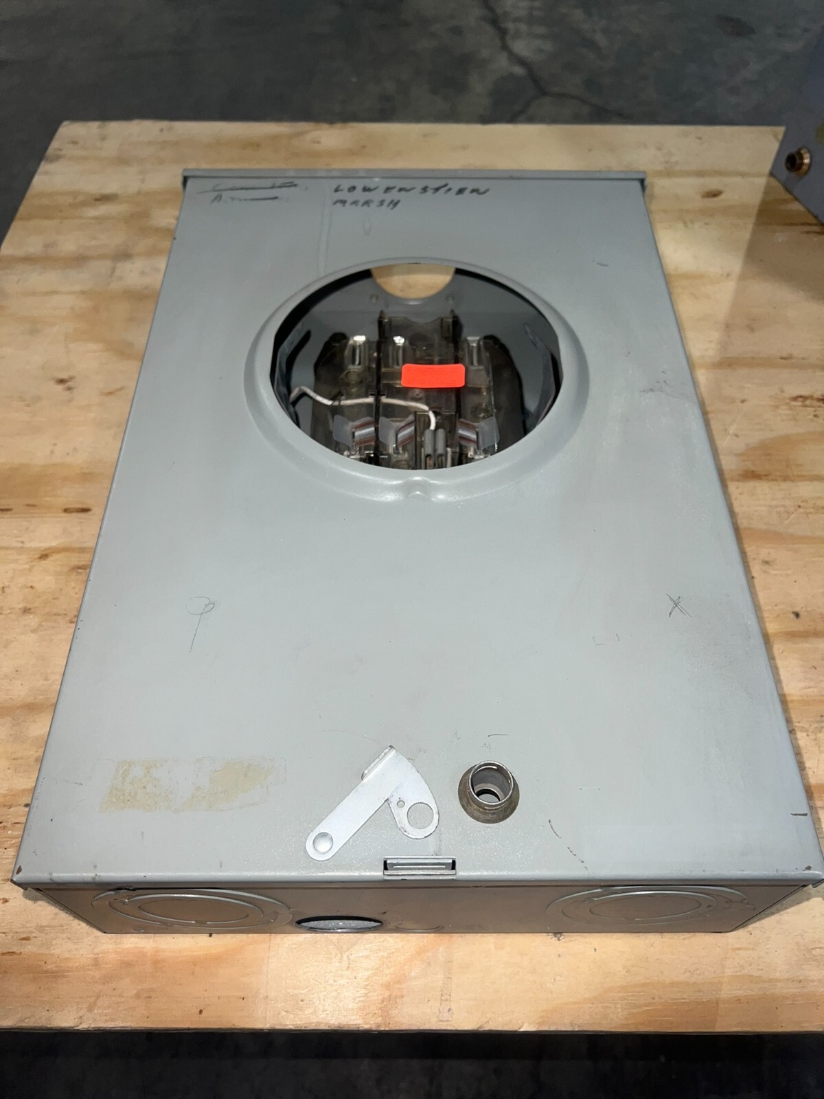Crouse Hinds 200 Amp 600V Meter Socket Can Ringless 7T Jaw 3 Phase 4W Bypass