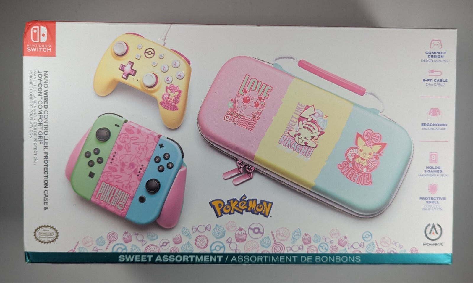 Nintendo Switch Pokemon Sweet Assortment Bundle Power A - SEALED