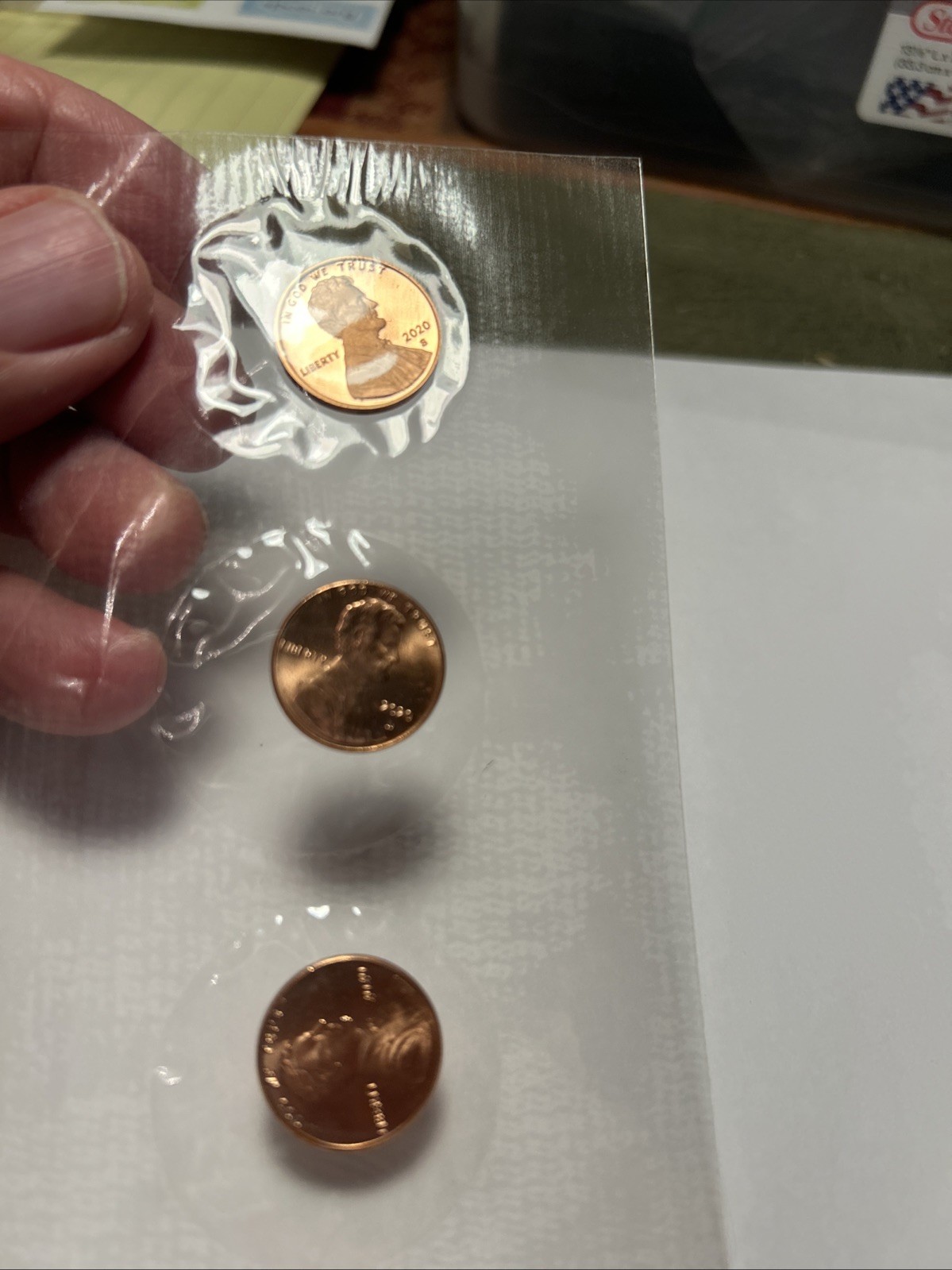 2020 PDS Lincoln Shield CENT UNCIRCULATED & S PROOF Set OF 3 COINS FREE SHIPPING