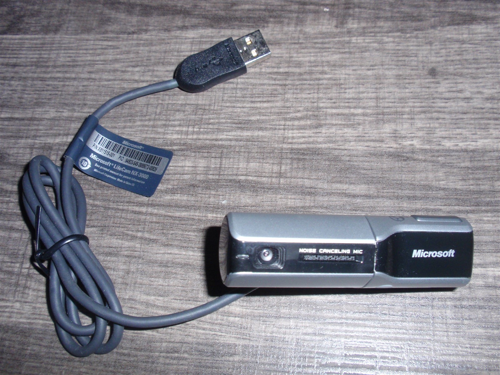 Microsoft LifeCam NX-3000 WebCam USB 2.0 Web Camera Model 1120 WindowsMicrophone