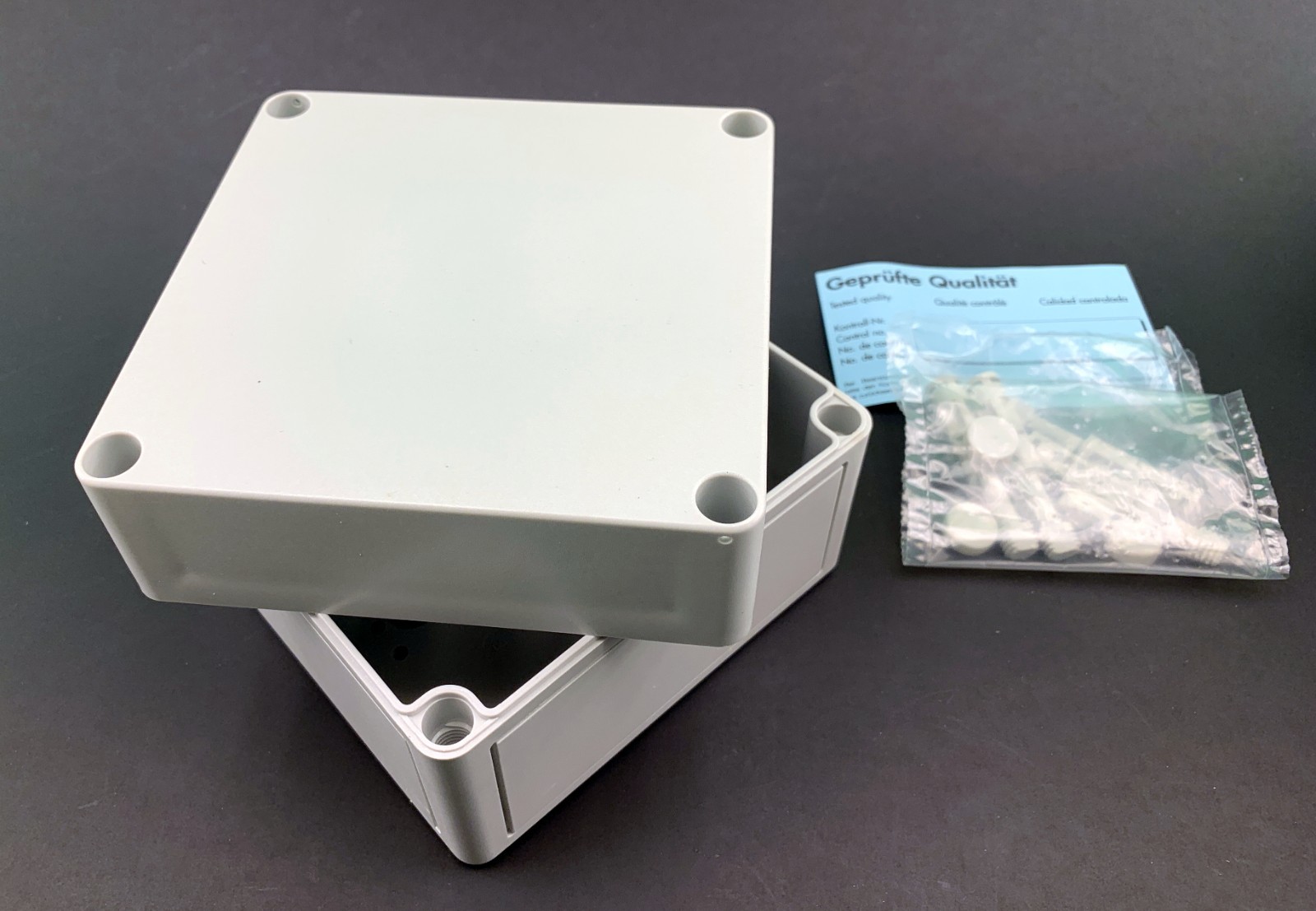 1 - NEW Altech 120-905 - 5.12 X 5.12 X 3.90 inches Polycarbonate Gray Enclosure