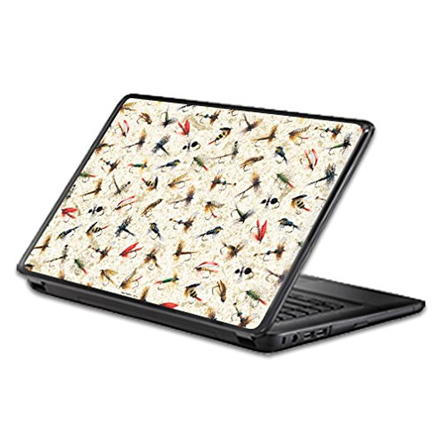 MightySkins Skin Compatible with Universal 12" Screen - Fishing Flies | Prote...