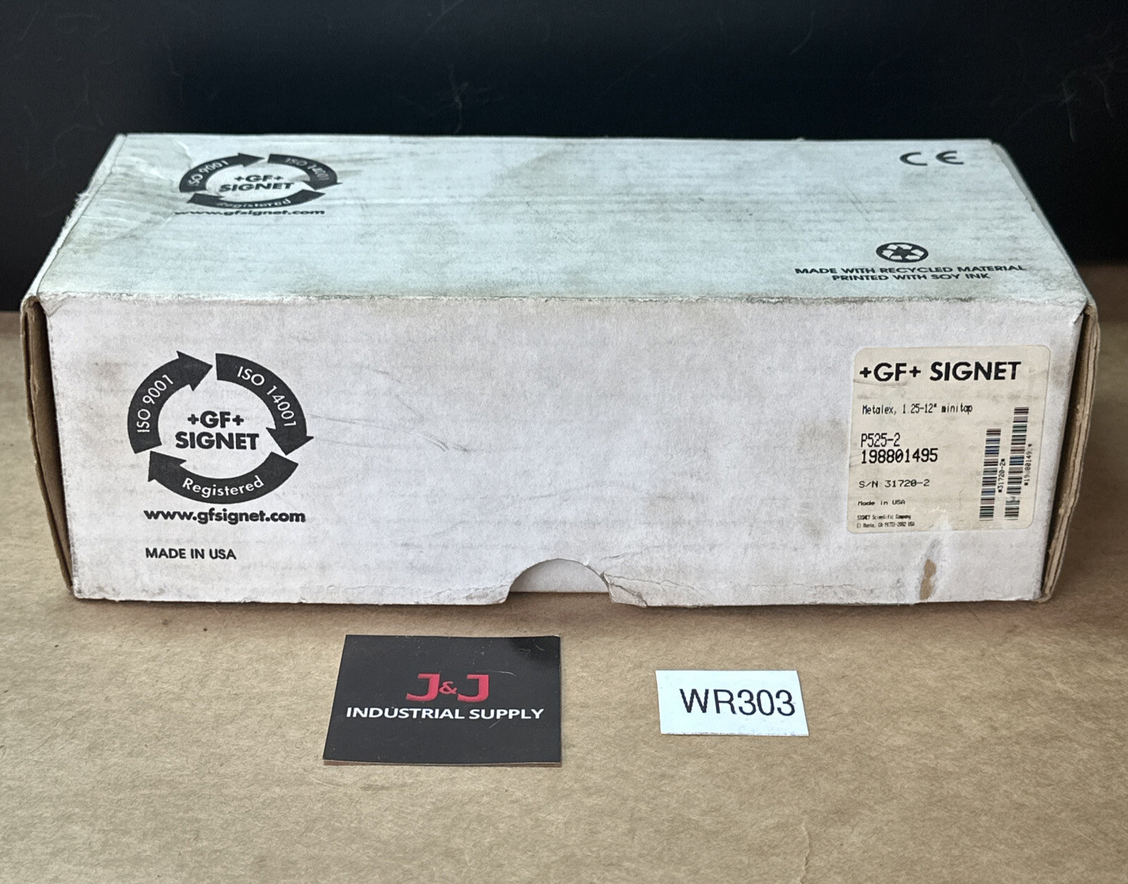 NEW- Georg Fischer P525-2S 198801495 SS316 1.25-12" Flow Sensor + WARRANTY 🇺🇸