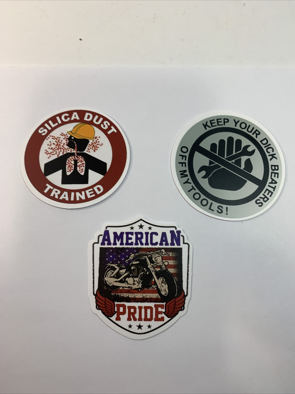Lot Of 3 Hard Hat Stickers Helmet Decal