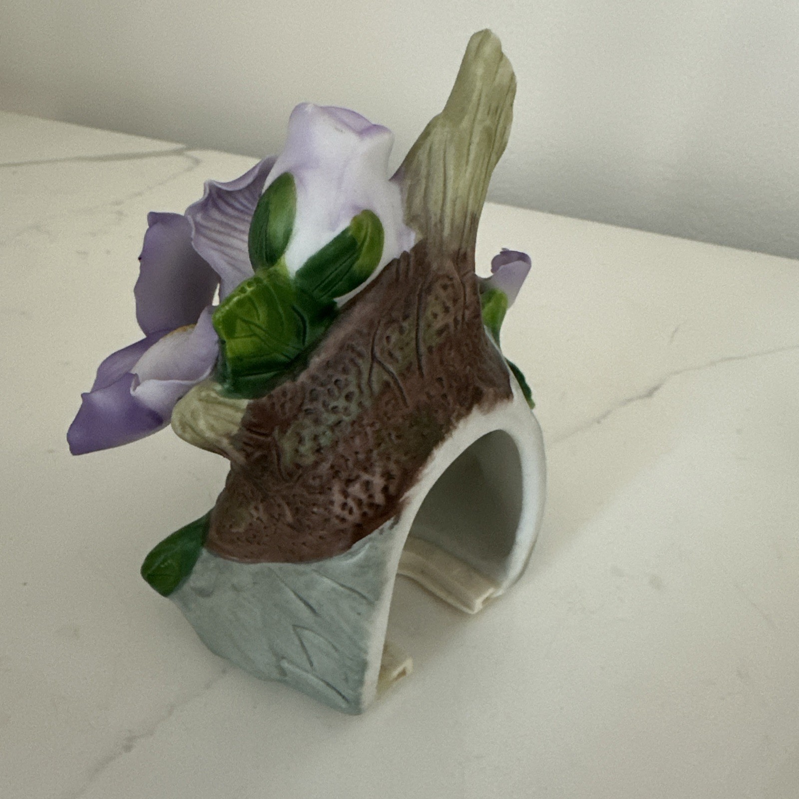Porcelain Iris Nightlight Cover For Plug In Wall
