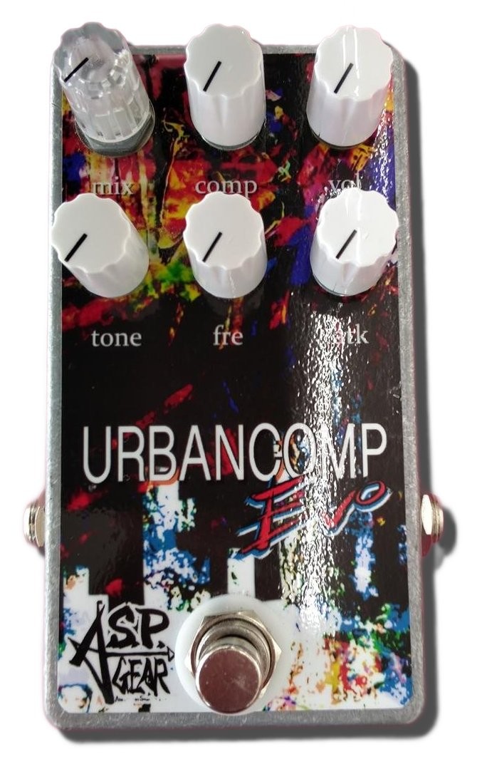 ASP Gear UrbanComp Evo Compressor Effects Pedal Tested & Works 68595