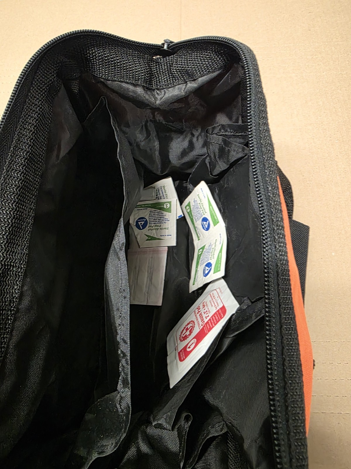 Emergency Roadside First Aid Kit - Empty Bag Only, With Fiberfix Tape