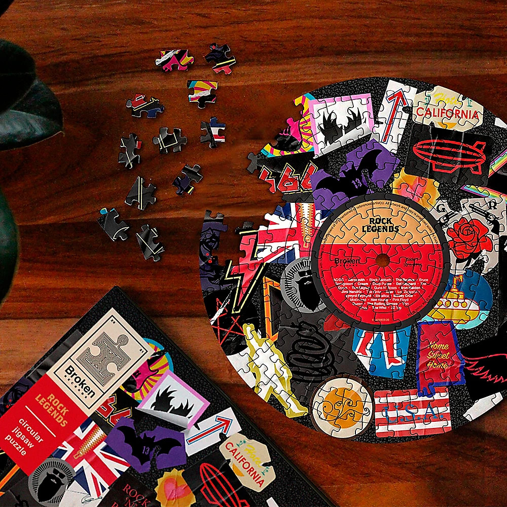 Suck UK Broken Record Rock Puzzle