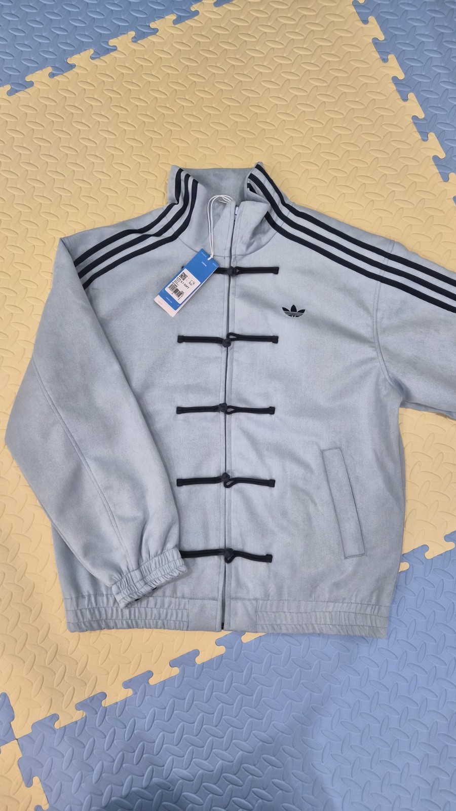 Adidas Original Light Blue Chinese New Year Tang Jacket | Size Small | New