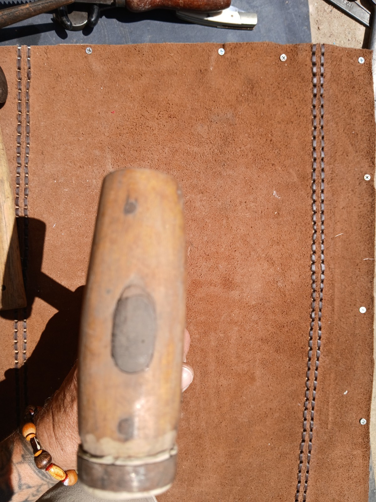 Vintage soft wood mallet, Auto body