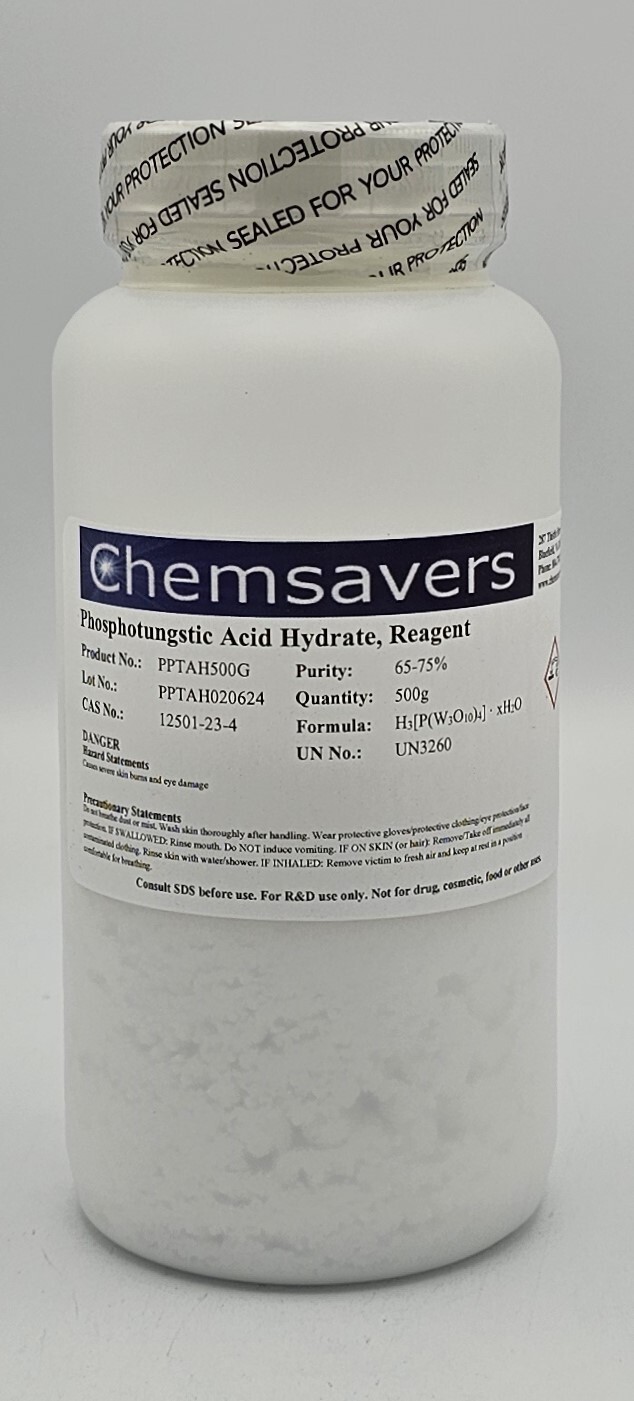 Phosphotungstic Acid Hydrate, Reagent, 500g