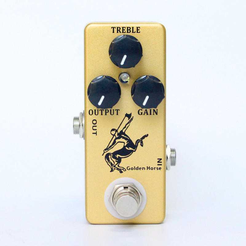 Golden Horse Overdrive Boost Mosky Centaur Guitar Effects Pedal True bypass