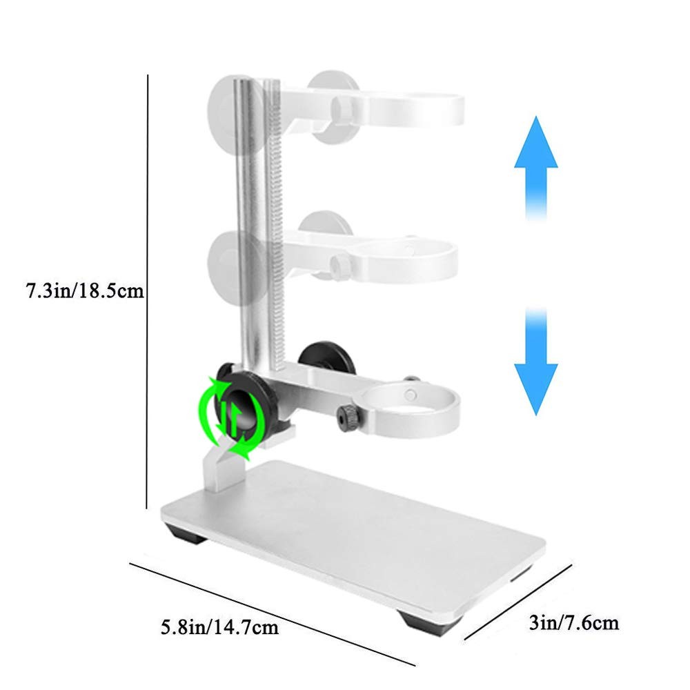 Aluminum Alloy Microscope Stand Holder for Digital Microscope, Stable and Dur...