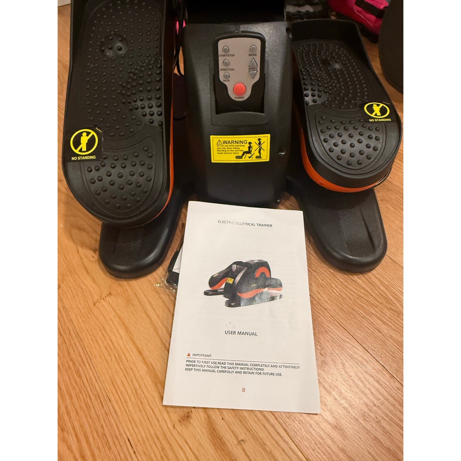 NEW Under Desk Elliptical Machine 12 Adjustable Settings