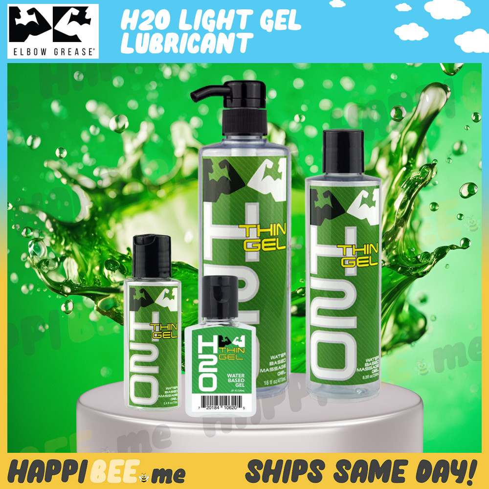 Elbow Grease H2O THIN GEL Lubricant🍯Fisting Natural Wet Premium Water Sex Lube