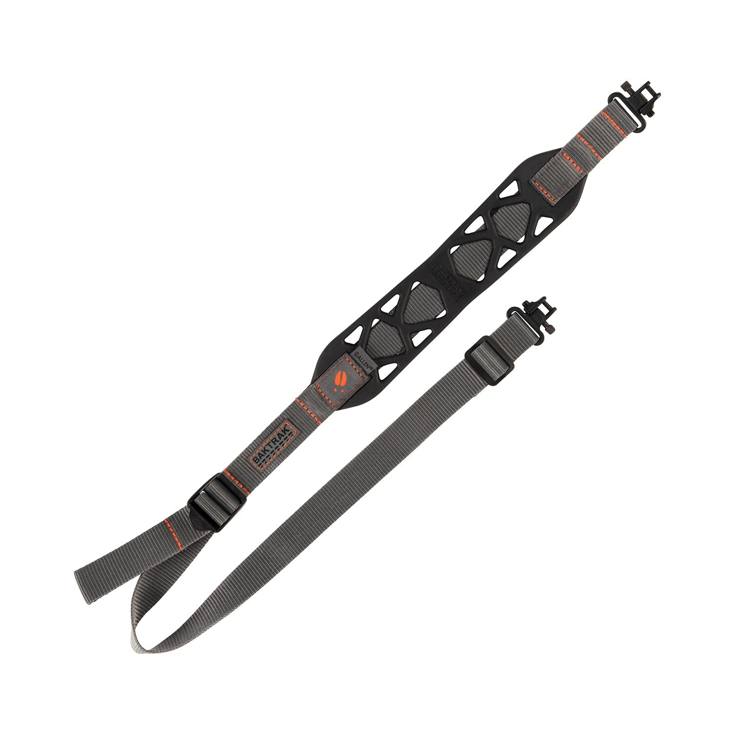 llen 8502 Cirrus Ultralight Gun Sling w/Swivels Black Silicone Rubber w/BakTrak