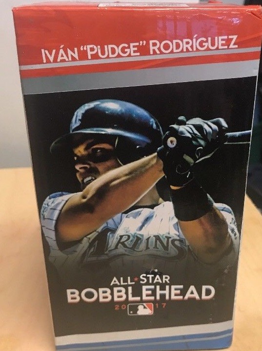 MLB All-Star Game Florida Marlins Ivan "Pudge" Rodriguez Bobblehead Forever JC
