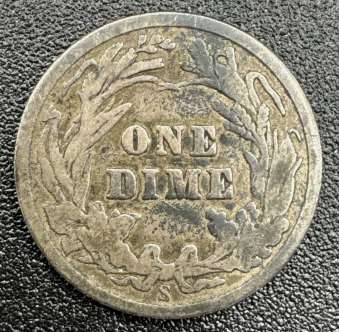 1909-S Barber Dime