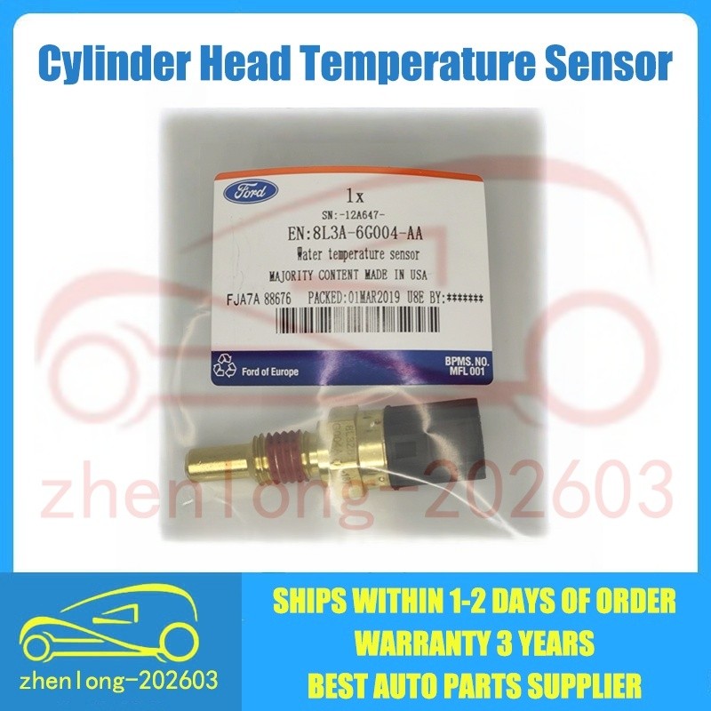 1X Engine Cylinder Head Temperature Sensor 8L3Z-6G004-A For Ford Lincoln Mercury