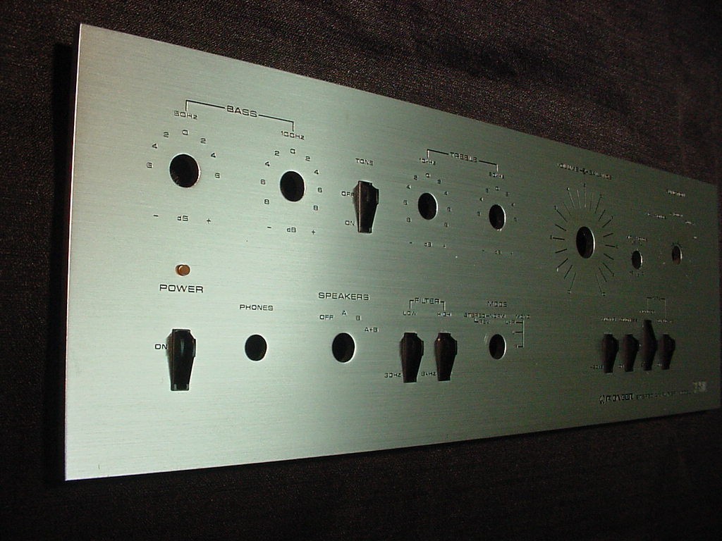 PIONEER SA-8500 STEREO AMPLIFIER FACEPLATE FRONT PANEL ***