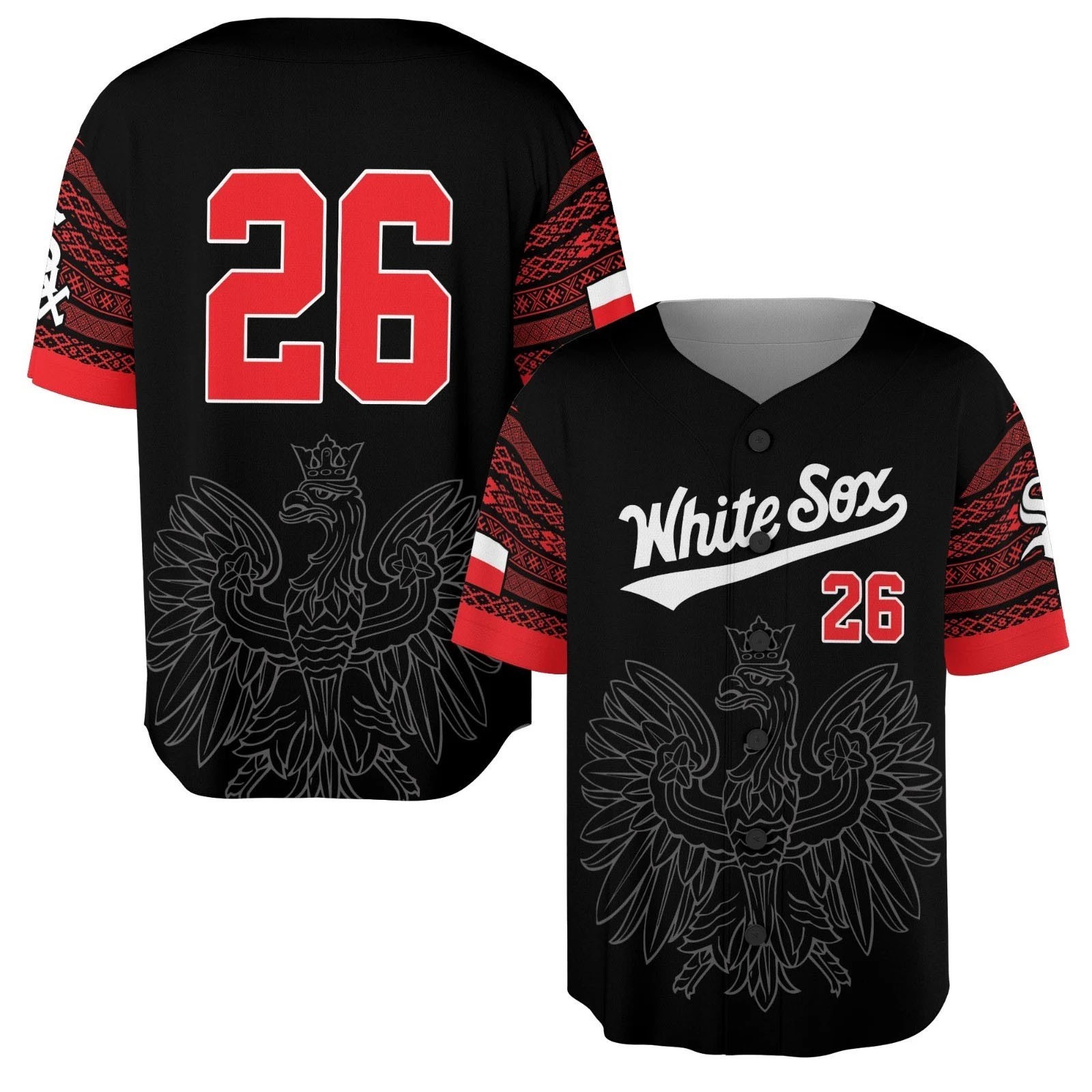 New! White Sox Polish Heritage Night Giveaway Jersey - All Size