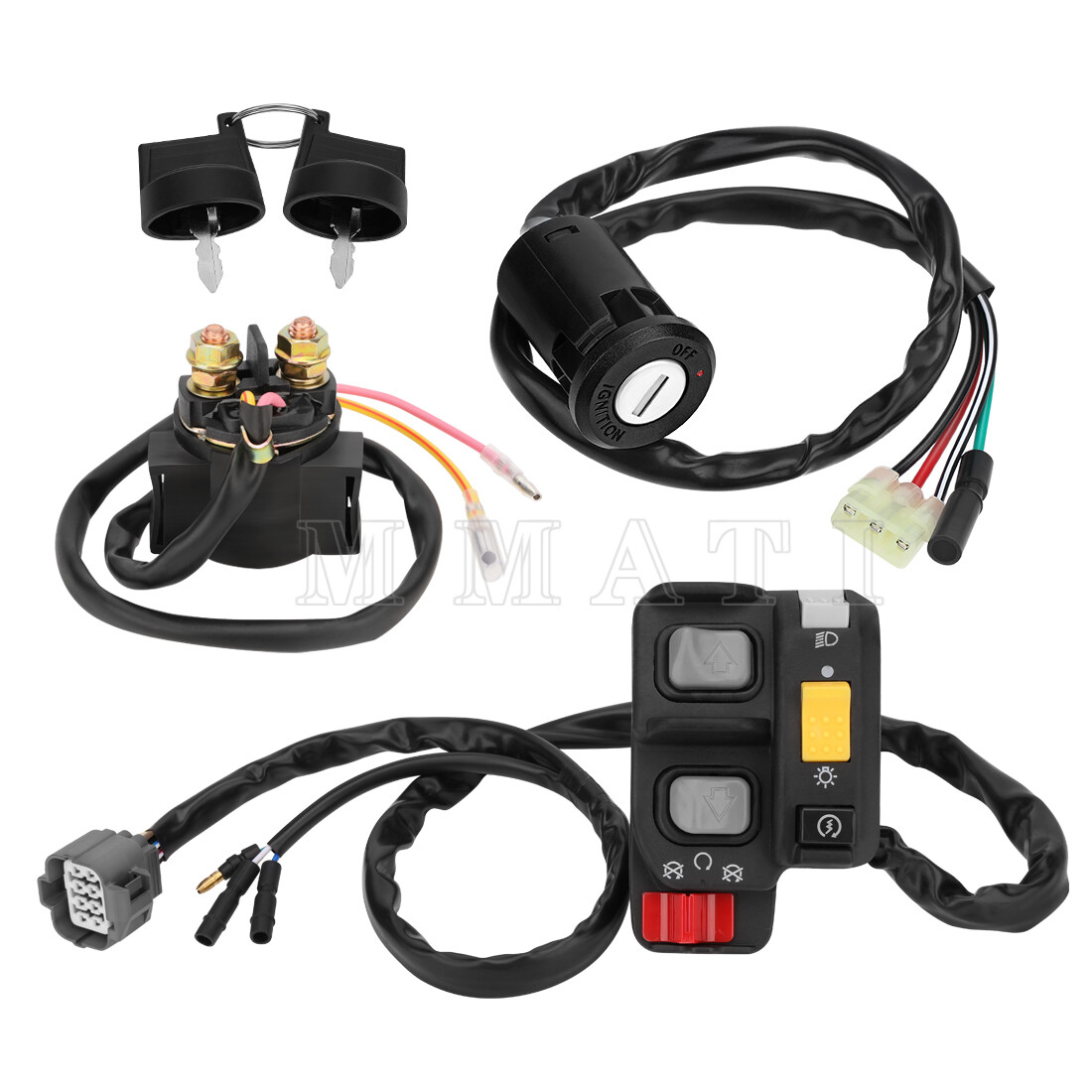Handlebar Ignition Key Switch w/Relay for Honda TRX250TE 2x4 Recon 250 2002-2004