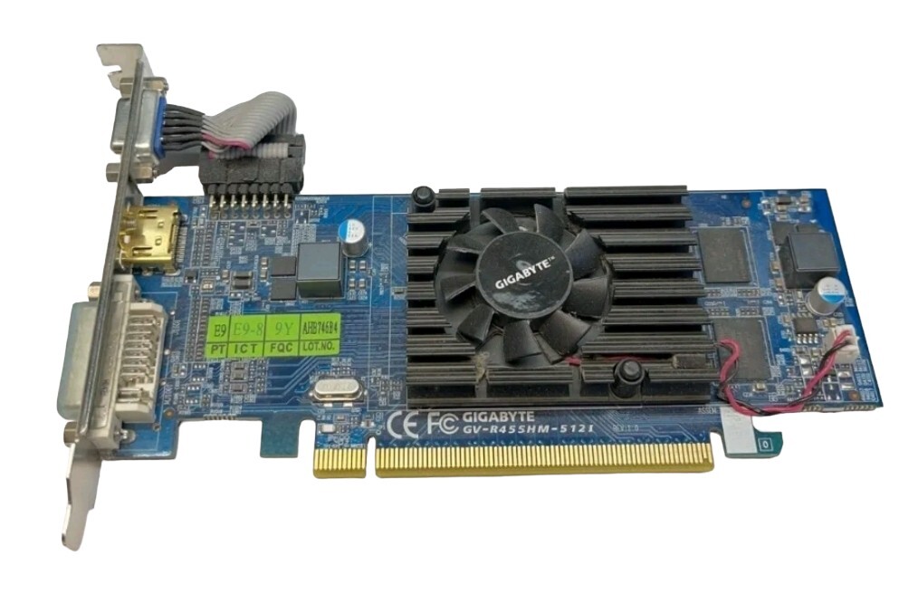 Gigabyte GV-R455HM-5121 REV:1.0 1GB DDR3 Video Card HDMI/DVI/VGA🔥Fast Shipping