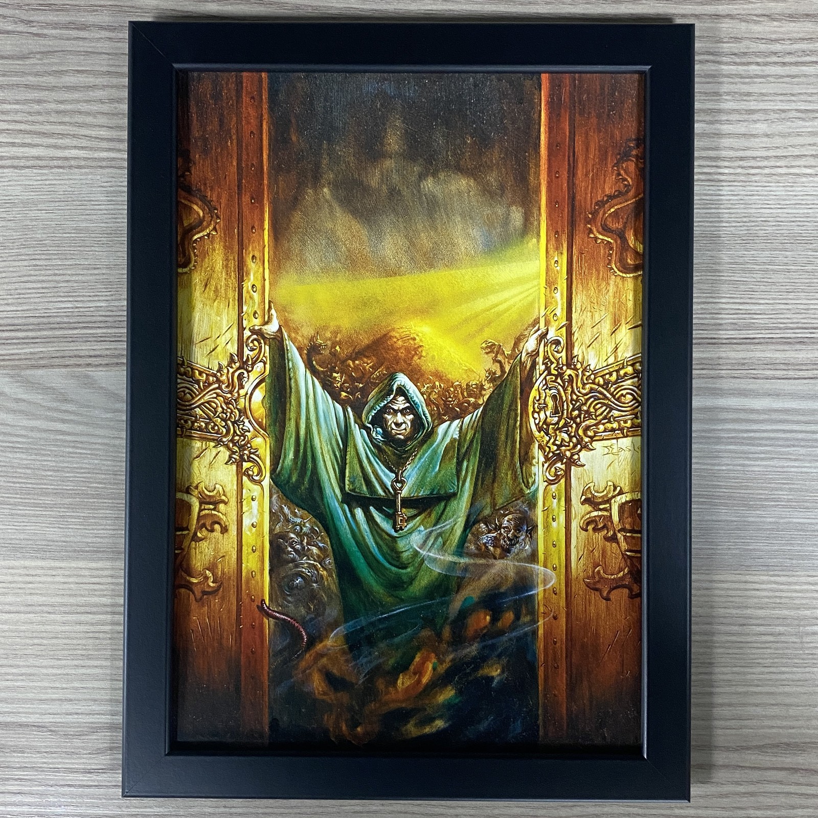 DUNGEON MASTER'S GUIDE FRAMED ART. DUNGEONS & DRAGONS, D&D, GAME COVER