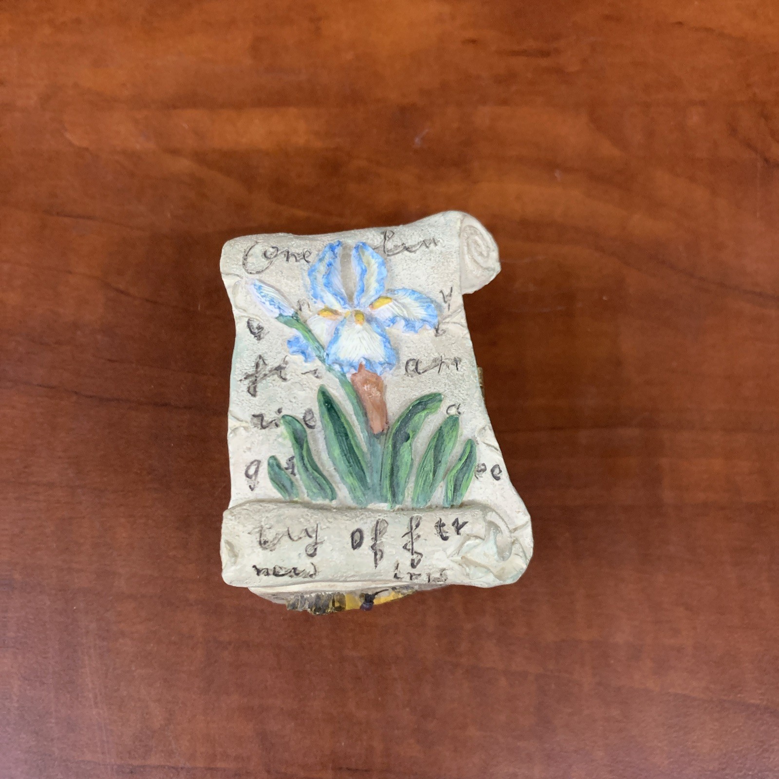 Trinket Box Garden Flowers Theme