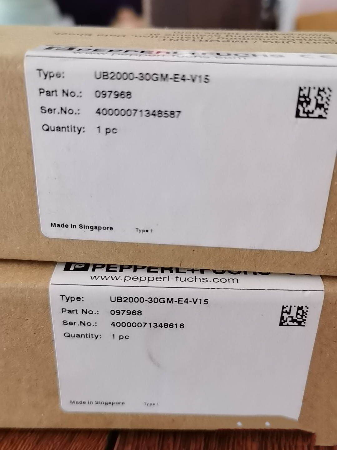 1 PC NEW UB2000-30GM-E4-V15  Ultrasonic  Sensor#B32W     CL
