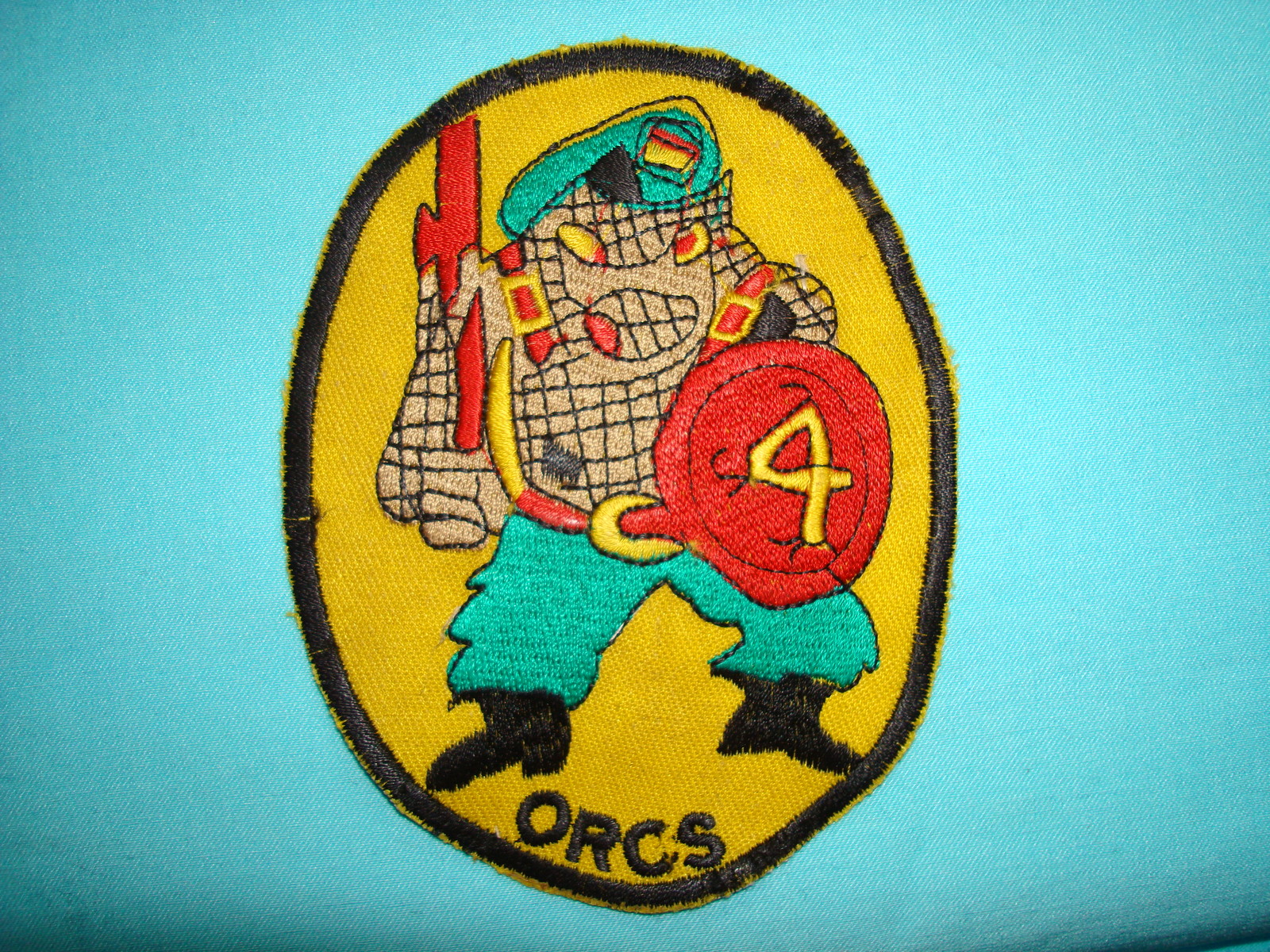 WAR PATCH, US 10th SPECIAL FORCE GROUP AIRBORNE ORCS 4