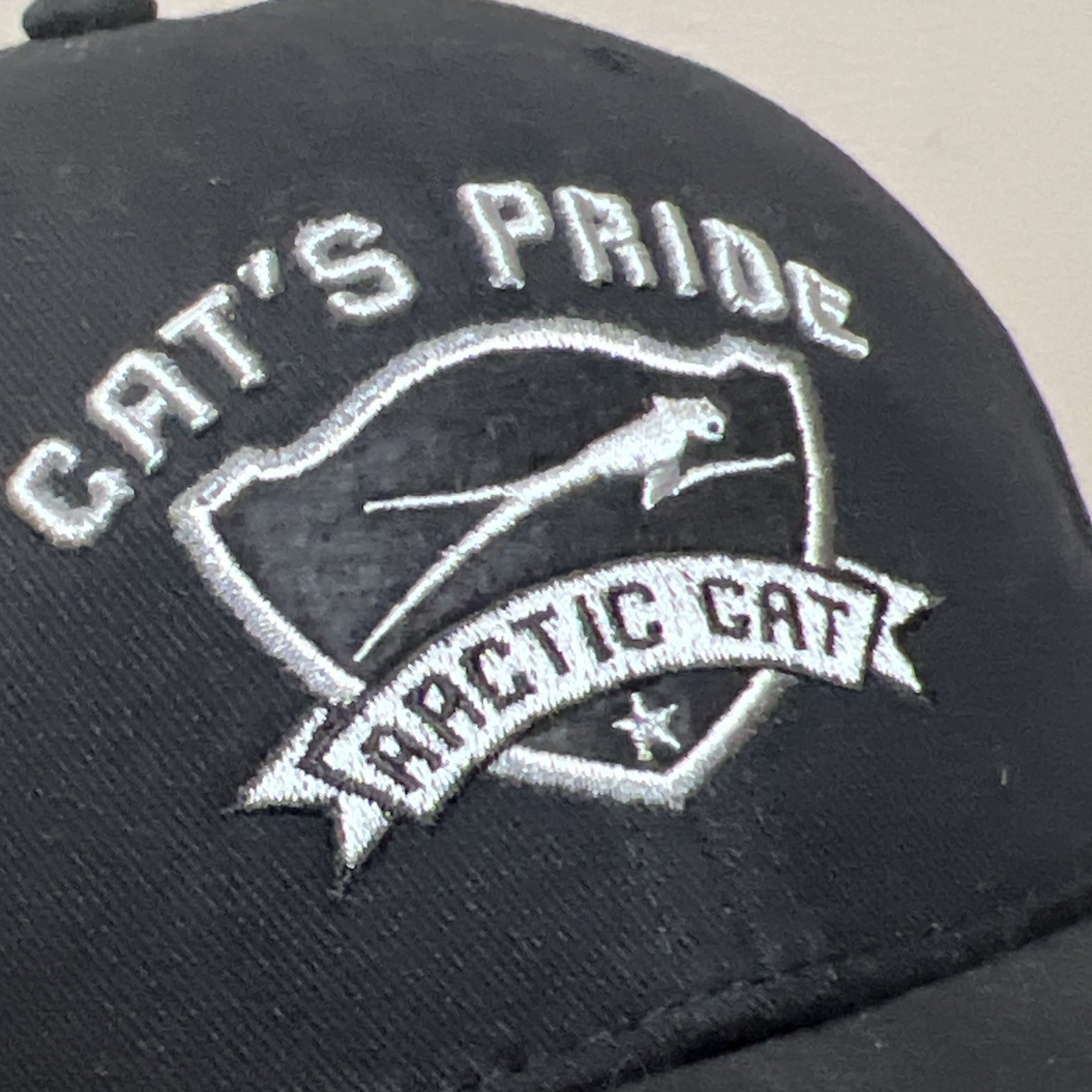 VTG Arctic Cat “Cats Pride” Embroidered Baseball Cap Adjustable Snowmobile Hat