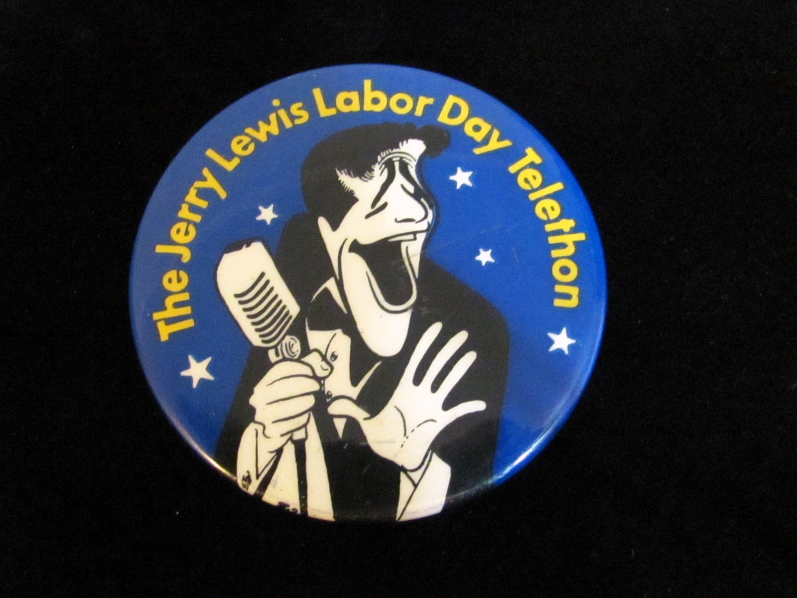 1980's Jerry Lewis Labor Day Telethon 3" Pinback Button