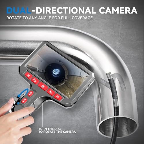 2-Way Articulating Borescope Camera with Screen