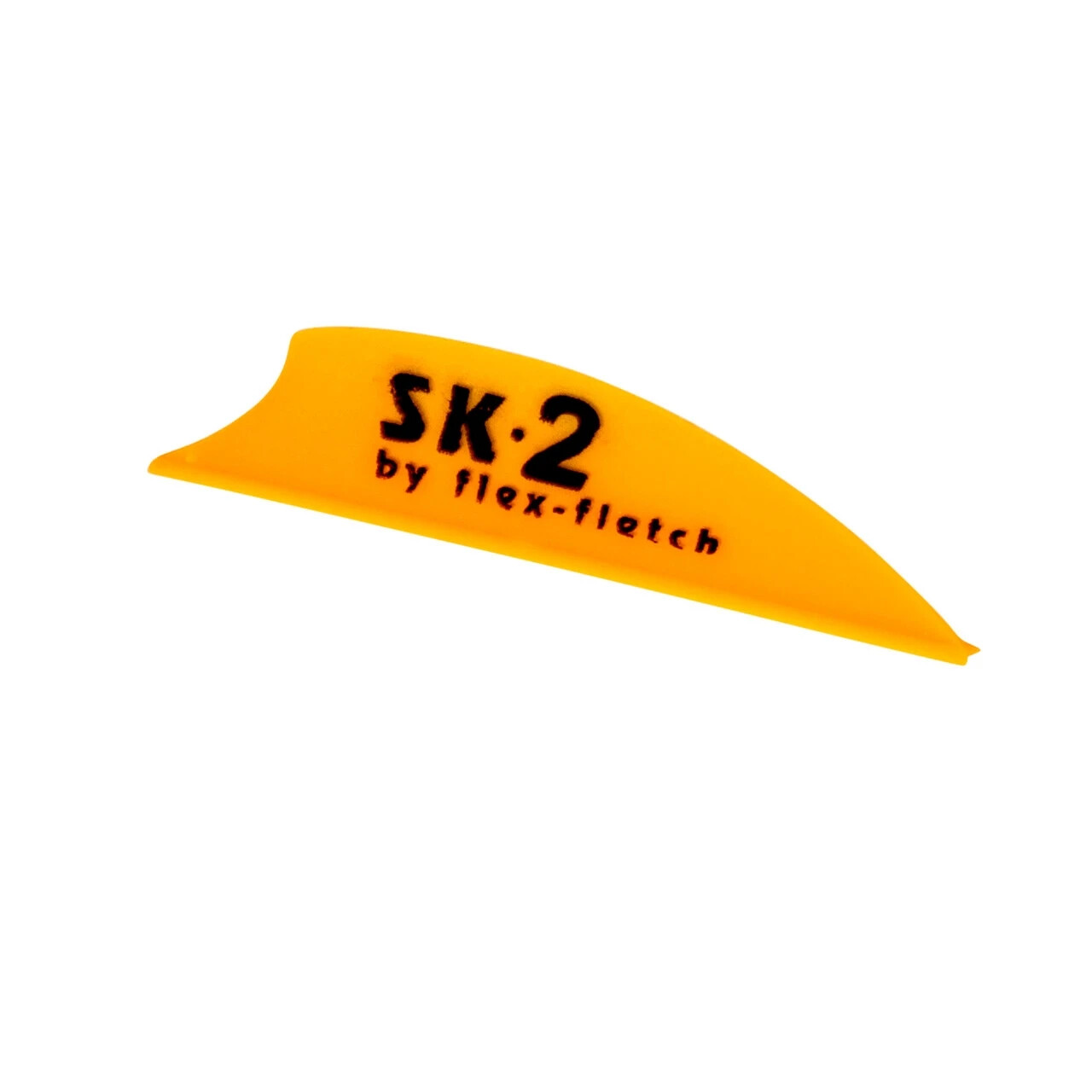 Flex Fletch Silent Knight 2" Flex2 Vanes 100 Pack - BLAZE ORANGE