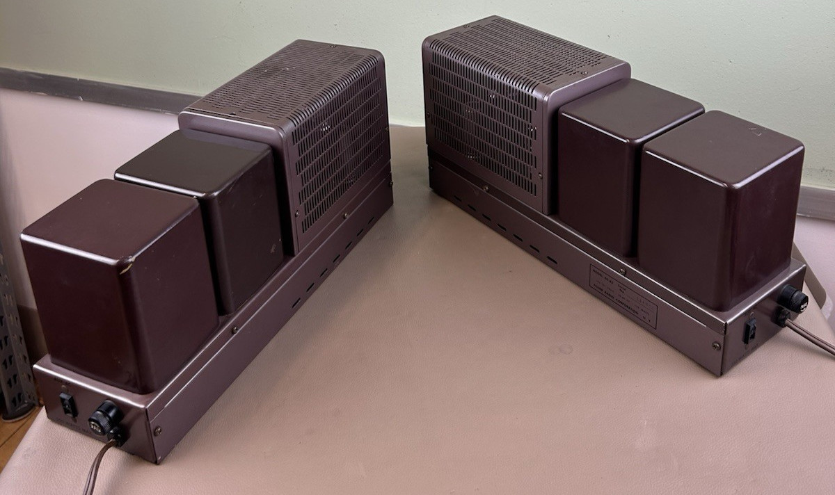 FISHER 80AZ MONO AMPLIFIERS RESTORED NICE